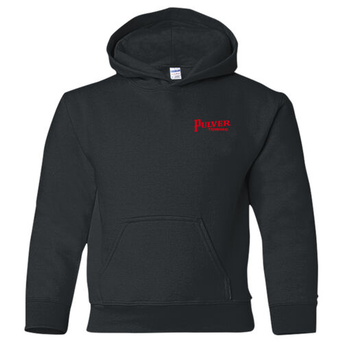 Pulver Towing Youth Hooded Sweatshirt - Black Thumbnail