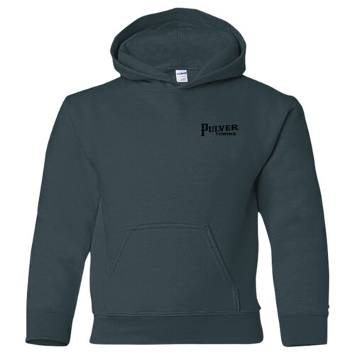 Pulver Towing Youth Hooded Sweatshirt - Dark Heather Thumbnail