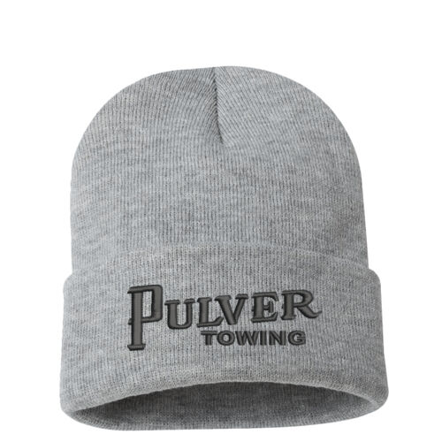 Pulver Towing Knit Beanie - Heather Grey Thumbnail