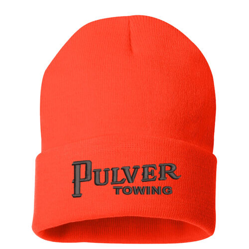 Pulver Towing Knit Beanie - Orange Thumbnail