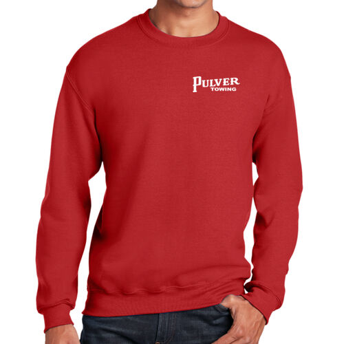 Pulver Towing Crewneck Sweatshirt - Red Thumbnail