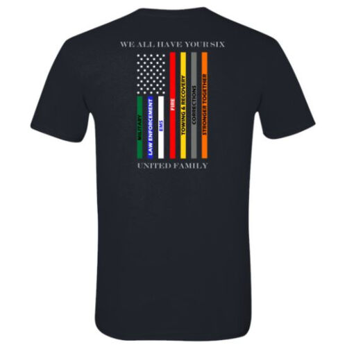 Pulver Towing United Family T-Shirt - Black  Thumbnail